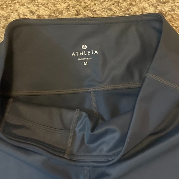 Athleta Gray High Rise Shine Chaturanga Tight Leggings - Picture 2 of 4